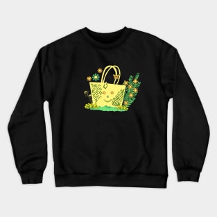 floral handbag Crewneck Sweatshirt